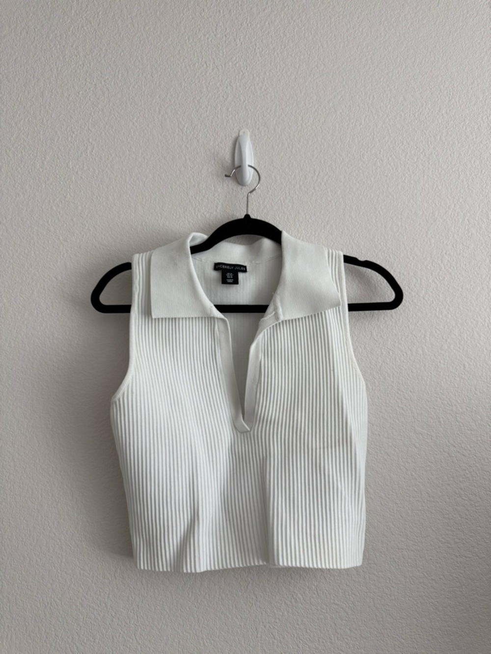 Girls Cropped Collared Top